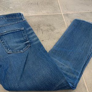 AMO TOMBOY BELOVED PATCHED JEANS SZ 25